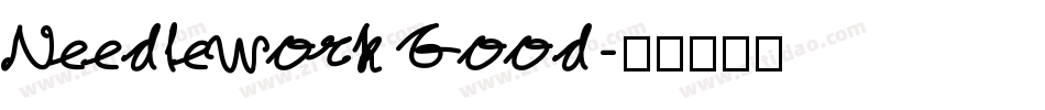 Needlework Good字体转换
